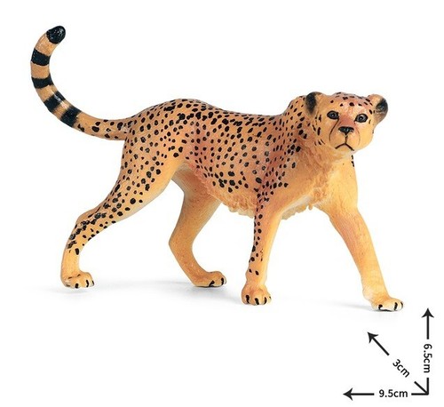Cheetah Tiger Animal Toy PVC Action Figure Kids Toys Party Gifts - Picture 2 of 3