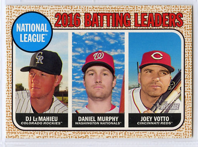 2017 Topps Heritage Baseball - #1 - Joey Votto - Cincinnati Reds