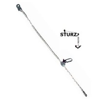 Halteseil mit Seilkürzer 3m Seil inkl. Karabiner Seil Höhensicherung Baumpflege