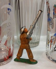 Vintage Barclay Manoil Lead Army Soldier Anti Aircraft Gunner 774 Made In USA