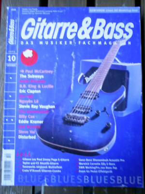 GITARRE & BASS 10-2005 - BB KING PAUL McCARTNEY CLAPTON VAI EDDIE KRAMER GIBSON