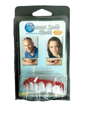 Instant Smile flexibles oberes Veneer Zähne bequeme Passform 1 Größe passt den meisten