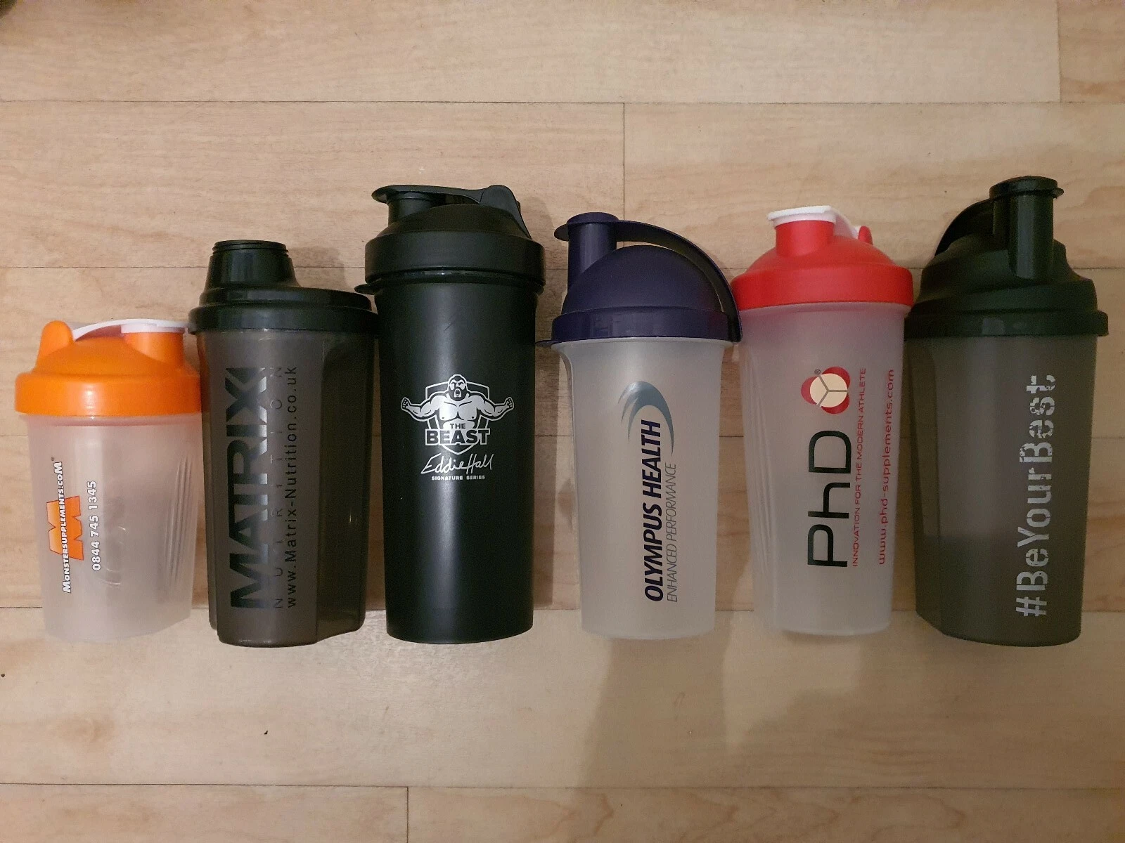 BRAND NEW VARIOUS PROTEIN/SUPPLEMENTS/SPORTS SHAKER X 6 FREE P&P
Opens in a new window or tab