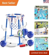 Durable Floating Pool Basketball Toy Set - Perfect for Kid and Adult Parties