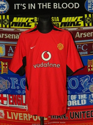4 5 Manchester United Adults M 02 Home Football Shirt Jersey Trikot Soccer Ebay