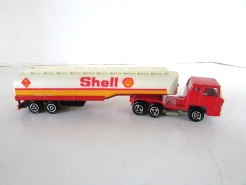 Majorette 364 Bernard Shell Tractor Trailer Diecast Plastic 1/100 France H3 - Picture 4 of 6