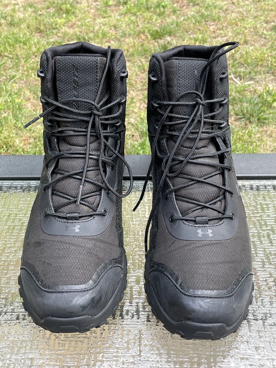 Educación escolar Isla de Alcatraz Ártico Under Armour UA Valsetz RTS 1.5 Men's Size 14 Zip Black Military Tactical  Boots | eBay