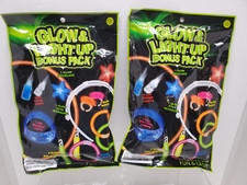 2-Glow  Light-up Bonus Pack, LED finger  bracelet lights, 26 pieces