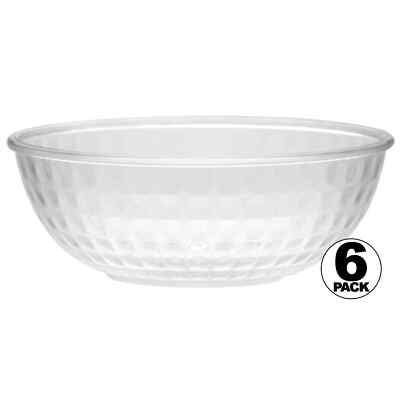 Party Dimensions 12 oz Clear Crystal Plastic Bowl For Parties & Weddings
