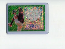 2020 Leaf Perfect Game Autographs Metal Green Marble Proof Drew Christo Auto 1/1