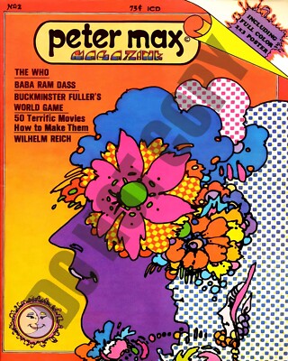 1971 Peter Max Magazine No 2 Cover Art THE WHO 8x10 Photo