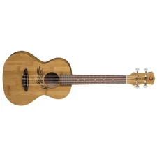 Mint Luna Uke Bamboo Tenor Ukulele Mahogany Neck Walnut Fretb Bridge w/ Gig Bag