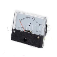 US Stock Analog Panel Volt Voltage Meter Voltmeter Gauge DH-670 0-150V DC