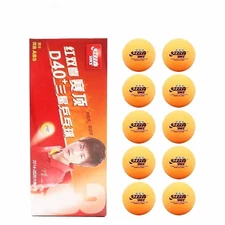 10PCS DHS 3 Star Table Tennis Ball ABS D40+ ,ITTF World Championship Official