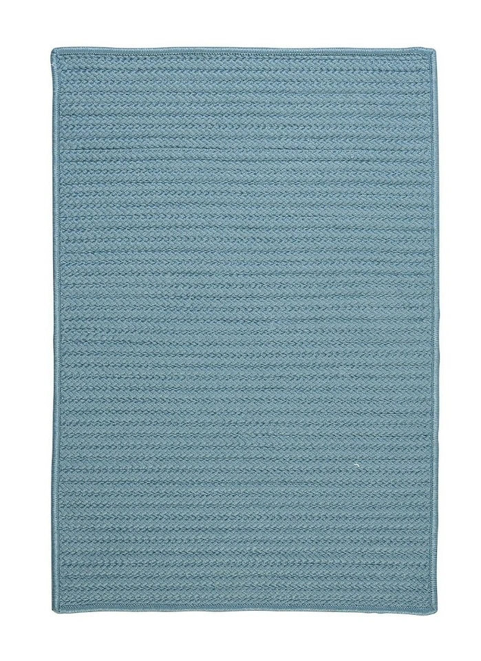 Colonial Mills Cablelock Braided Reversible Rug - Federal Blue 9' Square - Image 2 of 4