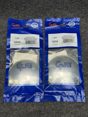 Grote 12014 3-3/4" Round Convex Mirror Self Adhesive