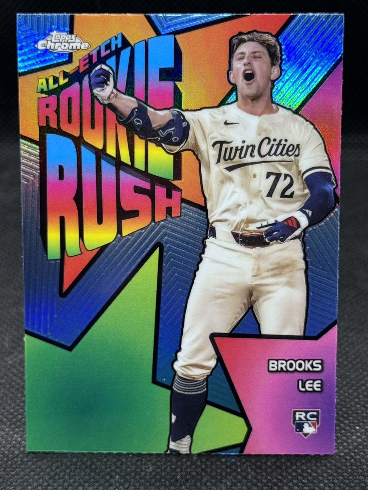 2025 Topps Chrome All Etch Rookie Rush SSP-Brooks Lee RC Minnesota Twins