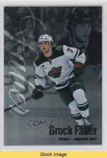 2023 Upper Deck Fleer Ultra Flair Showcase Row 1 Showtime Brock Faber READ 0v33