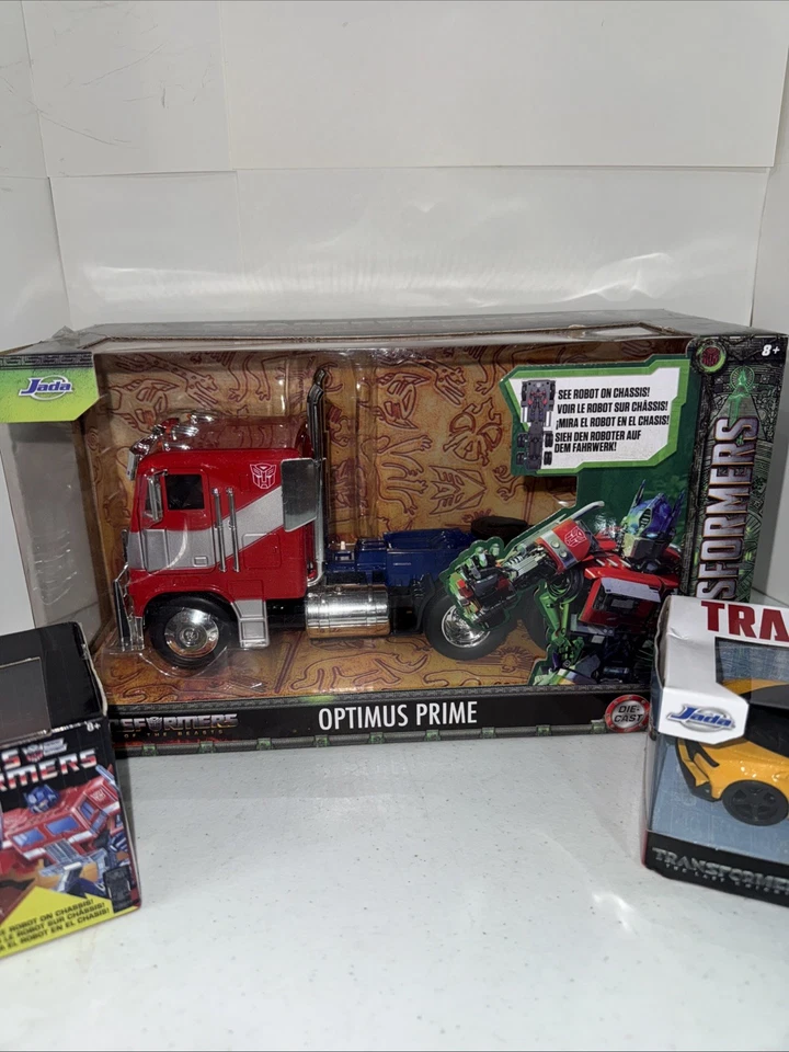 2023 Jada Hollywood Rides 1:24 ОПТИМУС ПРАЙМ и 1:32 Шмель и Оптимус Прайм - Изображение 3 из 4