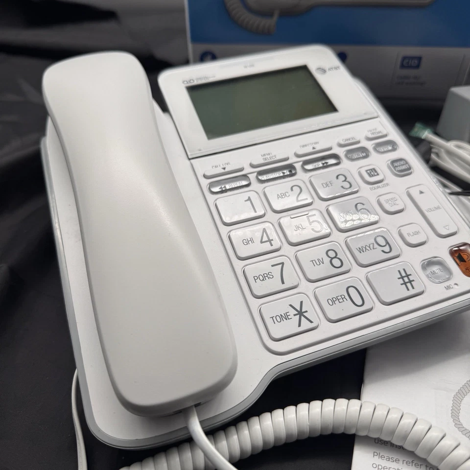 NEW AT&T CL4940 Single Line Corded phone for Seniors with Answering Machine - Image 3 of 4