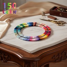 Rainbow Embroidery Floss 150 Colors Cross Stitch Threads Bracelet Yarn Craft