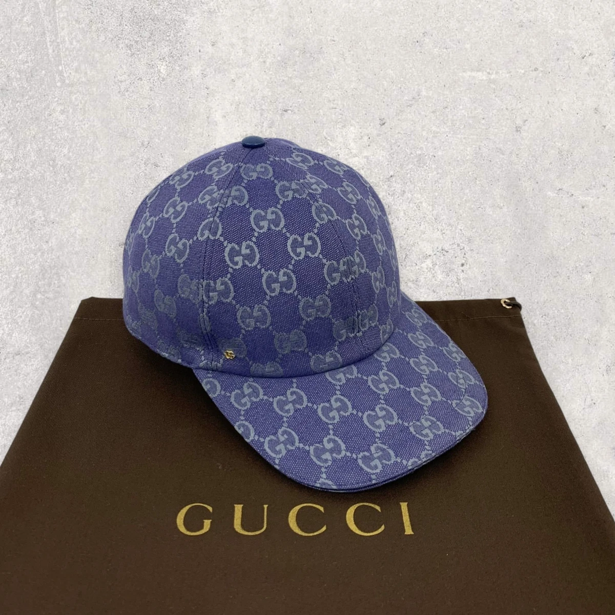 GUCCI モノグラムキャップ　正規品M size(58㎝) Gucci Men's Size M Baseball Caps for sale | eBay