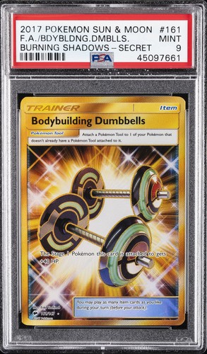Bodybuilding Dumbbells graded PSA 9 for sale on eBay