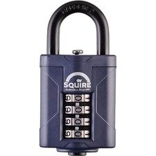 Squire Heavy Duty Combination Padlock 40mm 4 Wheel Recodeable Lock Shed Locker