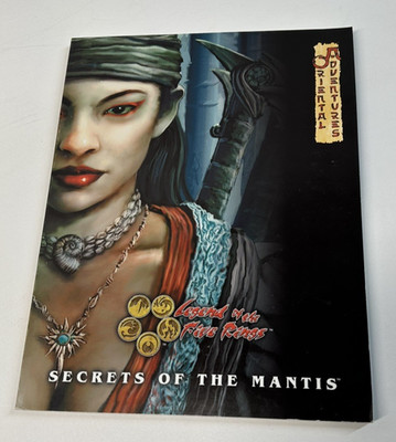 Secrets of the Mantis - L5R Oriental Adventures 2E d20 RPG - AEG 3034