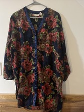 Vintage Gold Label Victoria  s Secret Floral Gown Lingerie Women Size M/L 90s Y2K