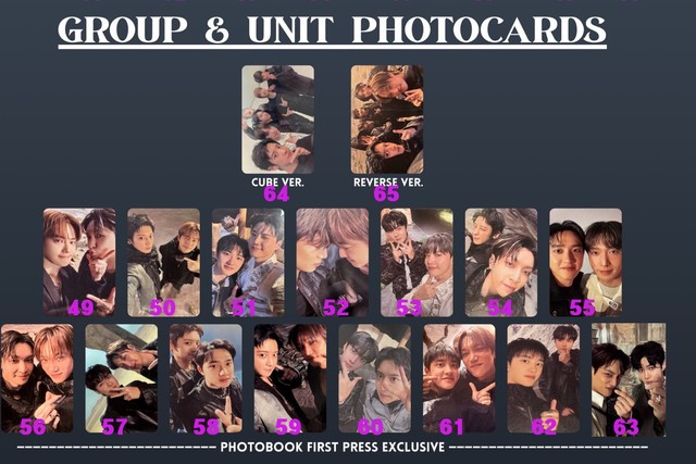 EXO - REVERXE Official Photocard KPOP D.O. KAI SEHUN SUHO LAY CHANYEOL 엑소