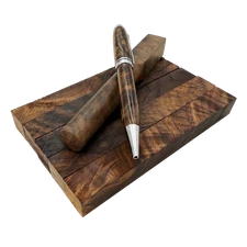 Burled Highly Figured Walnut Pen Blanks - 3/4" x 3/4" x 6" (5 Pcs)