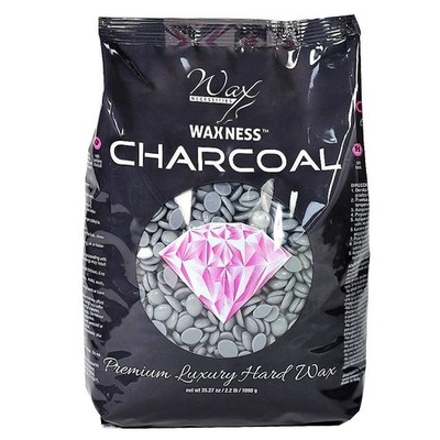 Waxness Polymer Blend Luxury Hard Wax Charcoal 2.2 Pound