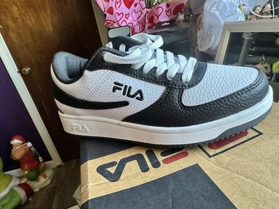FILA A-Low White and Black Women Sneaker Lace Up Logo Low Top 5CM01116-120