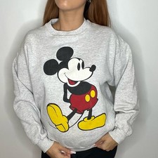 Vintage Disney 1980s Mickey Mouse Crewneck Sweatshirt L