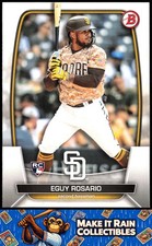 Eguy Rosario 2023 Bowman #63 San Diego Padres Rookie RC