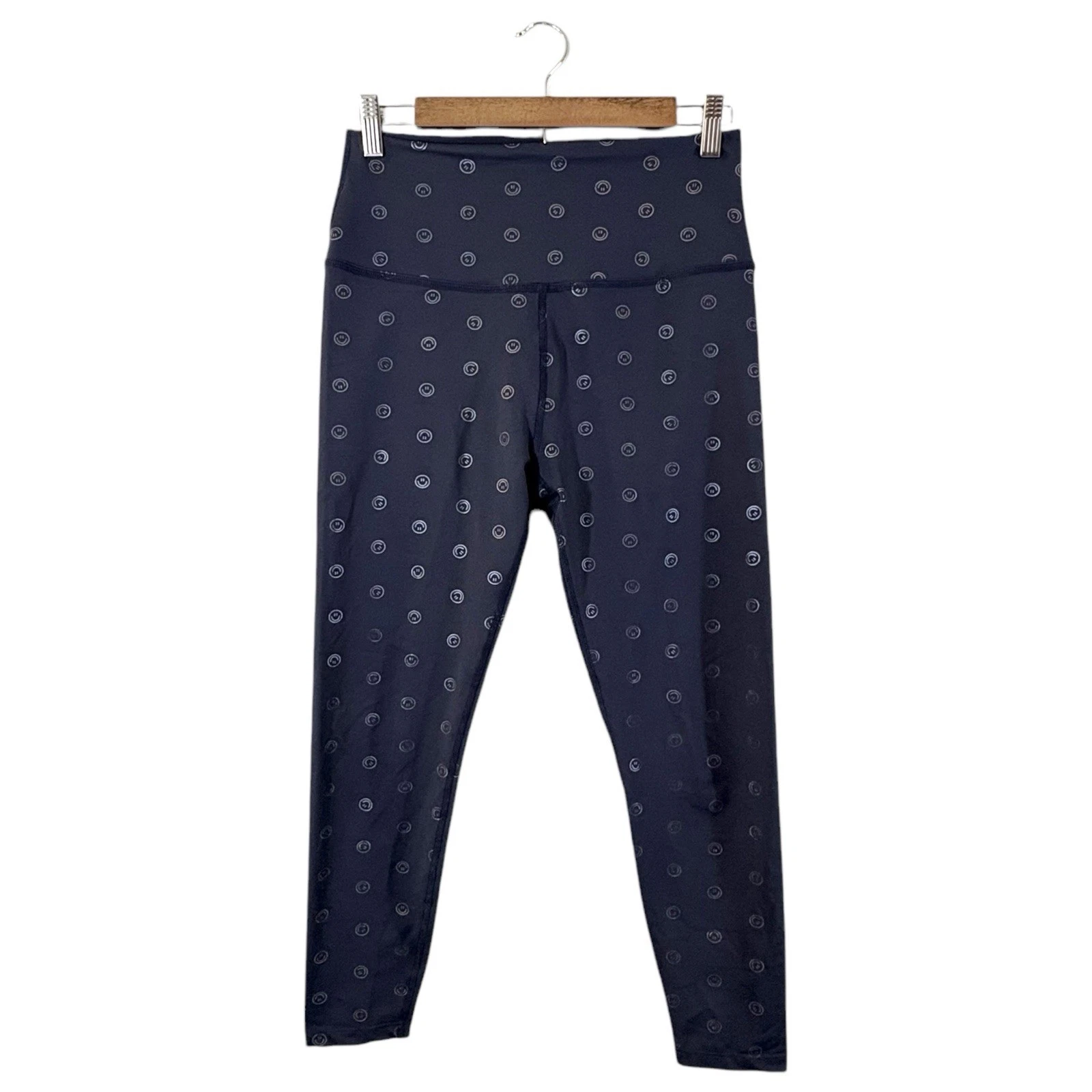 beyond-yoga high waist smiley happy face print leggings