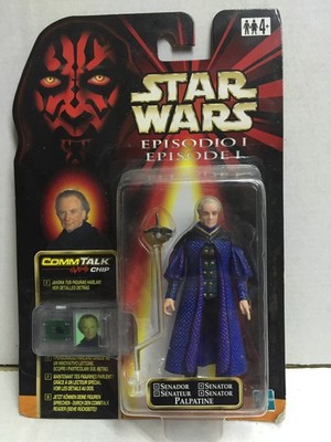 Hasbro Star Wars Star Wars Episode I Commtalk Chip PALPATINE 10cm MOC