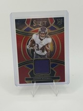 Keaton Mitchell Panini Select Rookie Swatches Red Prizm #RSW-KMI Ravens 2023