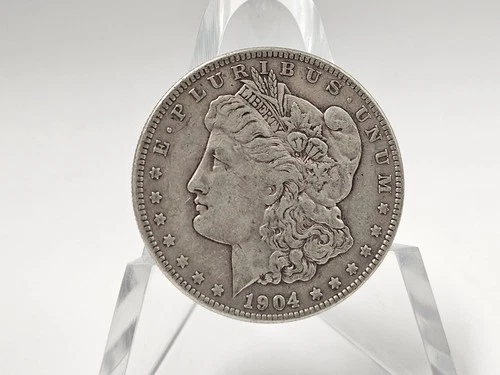 1904-S Morgan Silver Dollar Solid VF **SEMI-KEY DATE**