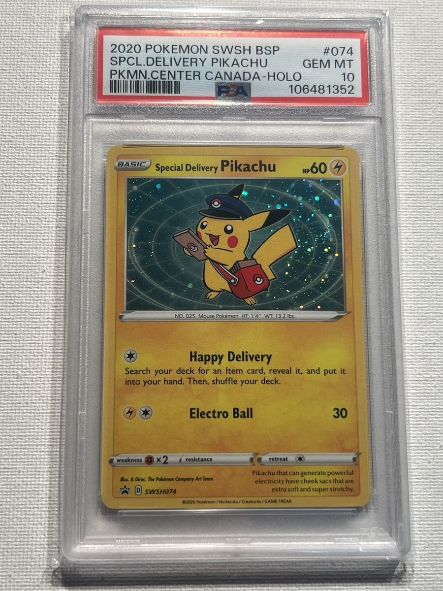 Special Delivery Pikachu – PSA 10 – GEM MINT – SWSH074 – Promo