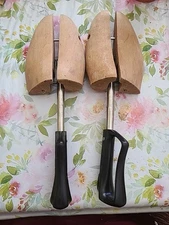 1 Pairs Men's Wood TRAVEL TREE Shoe Trees  Stretchers Rochester Size 9