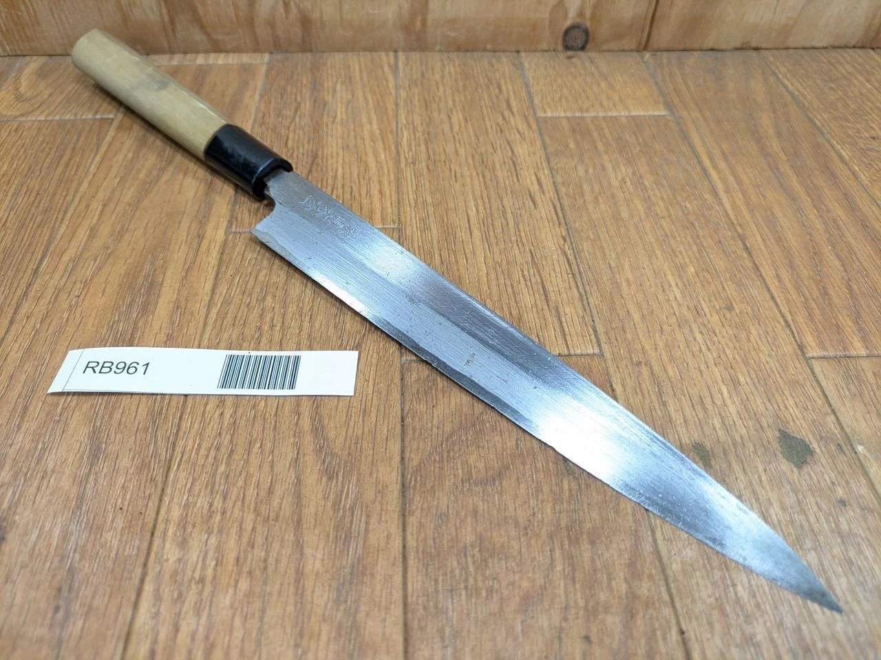 DAMAGED Japanese Chef's Kitchen Knife Yanagiba Vintage KIYA JP 200/347mm RB961