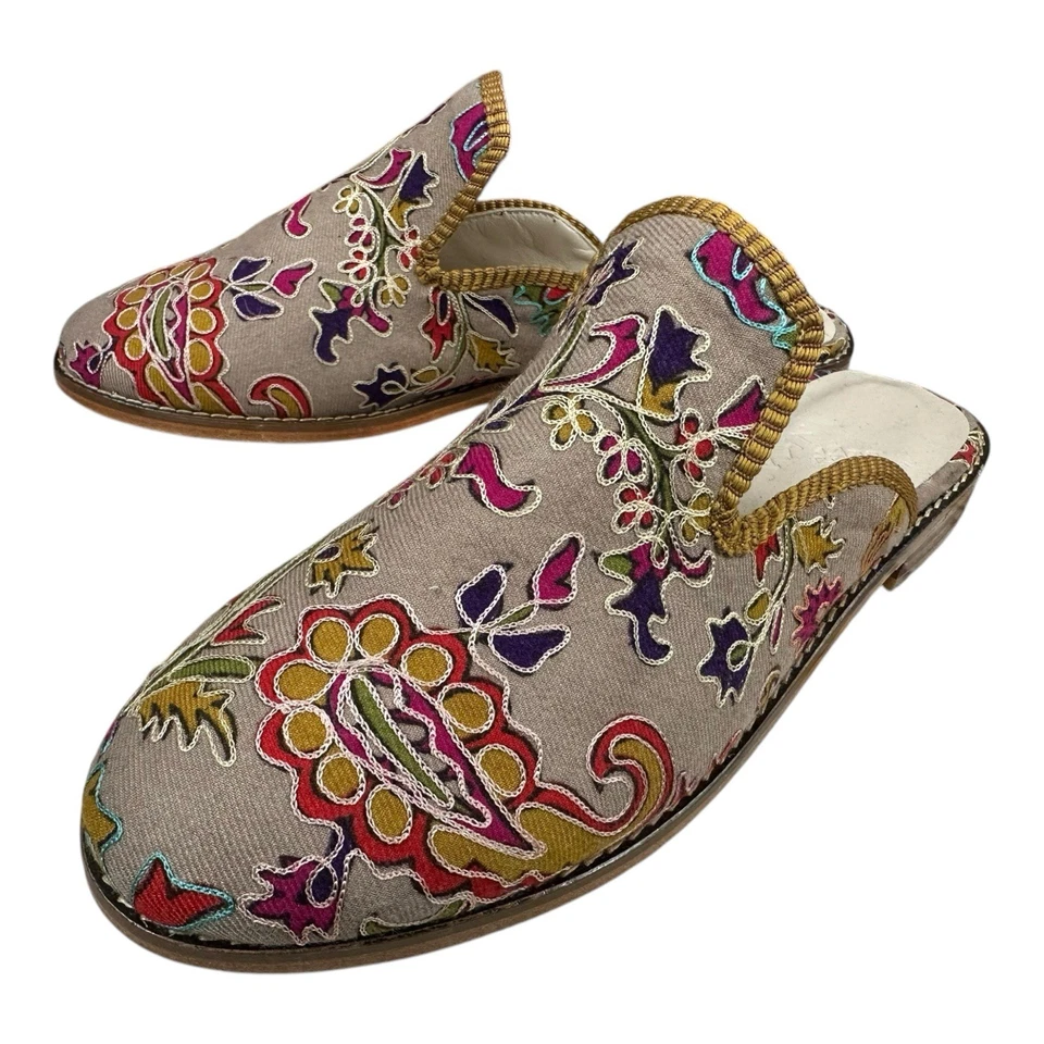 Zapatilla Alfombra Hecha a Mano US-10,5 (EU-41) (Suela-Cuero Duro. forro-piel de cordero) mujer Foto 4 de 4