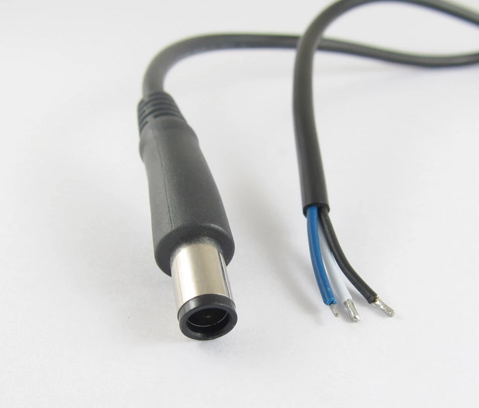 5x DC Cord Tip 7.4mm x 5.0mm Male Connector Cable For Laptops Replacement 1ft - Image 4 of 4