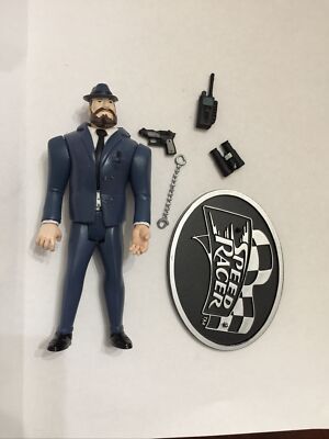 Speed Racer Series 2 ''Inspector Detector'' Action Figure Resaurus 1999 Vintage