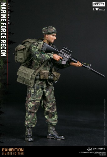 Figura 1/12 de reconocimiento de la Fuerza de Marines de los Estados Unidos de la Guerra de Vietnam exclusiva de DAM WF 2019 POCKET ELITE - Imagen 4 de 10