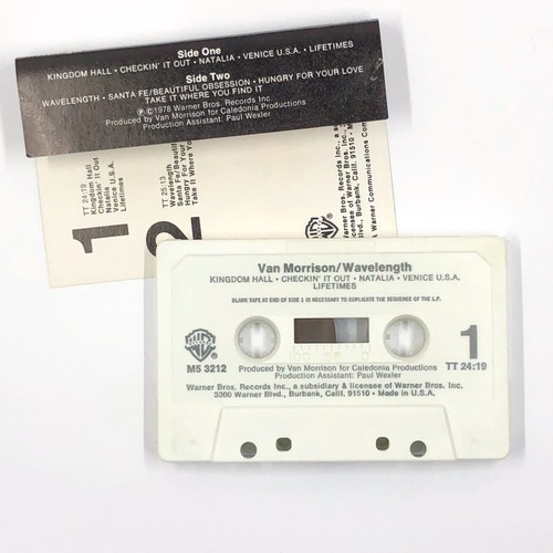 VAN MORRISON WAVELENGTH Cassette Tape Reissue Rock Funk Soul Rare - Picture 4 of 5