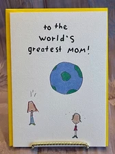 Vintage Blue Mountain Arts Greeting Card "To The World's Greatest Mom"