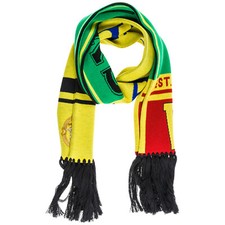 Versace Sciarpa Lana Scarf Fringed Logo Multicolor
